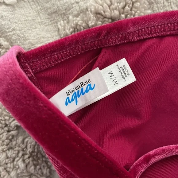 La Vie En Rose Aqua | Velour Velvet Bikini - Picture 6 of 8